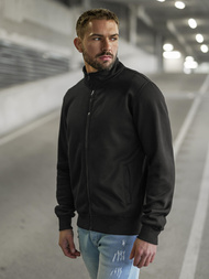 Pánska Mikina Čierna OZONEE JS/2002Z