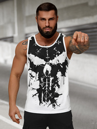 Pánske Tielko Biele OZONEE JS/8B1708/1Z