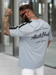 Pánske Tričko Svetlo Modrá OZONEE O/QQ1195