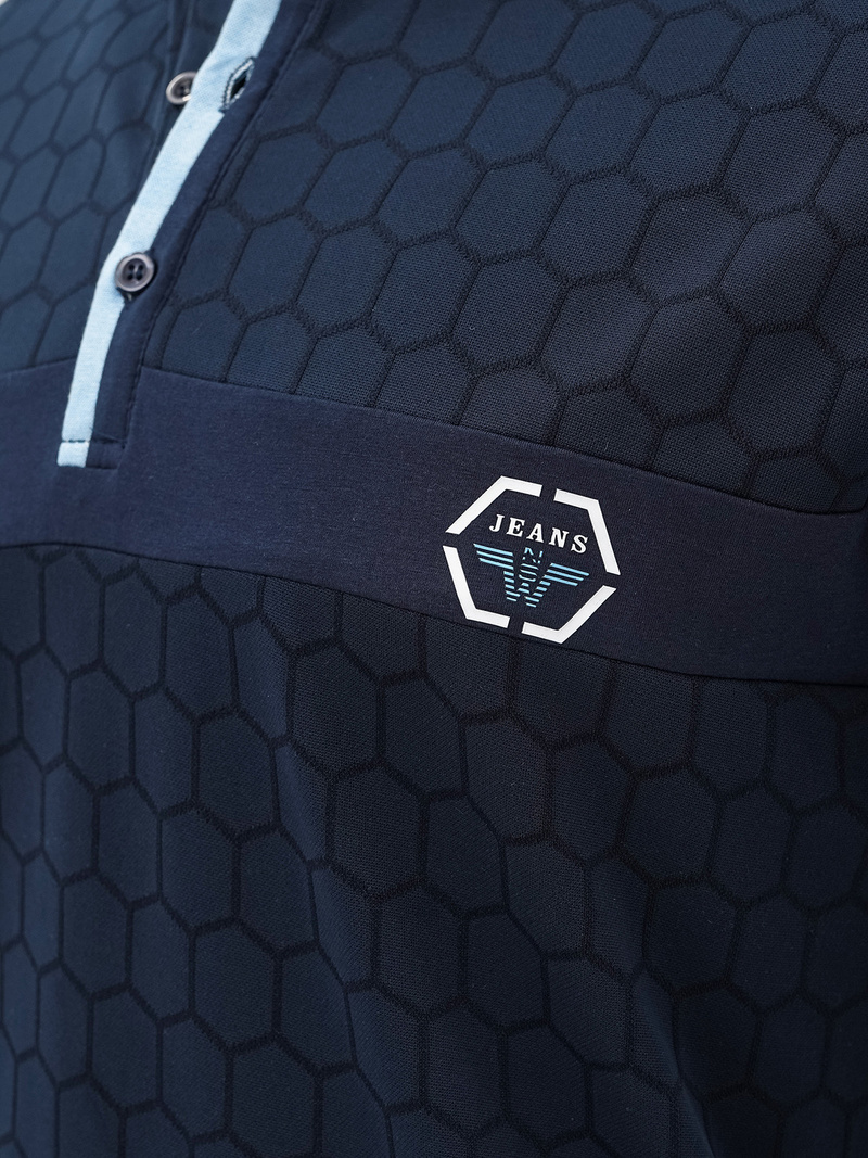 Pánska Polokošeľa Námornícka Modrá OZONEE O/QQ922