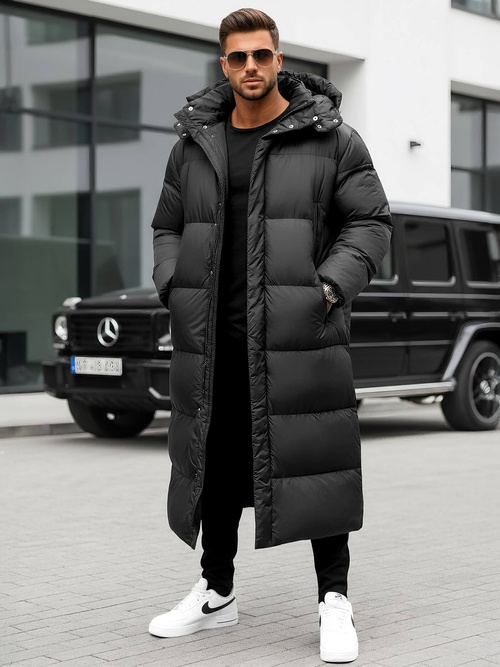 Pánska Bunda Čierna OZONEE O/M3202Z