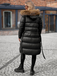 Dámska bunda čierna OZONEE JS/5M3298/392Z