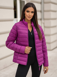 Dámska bunda tmavo-ružová OZONEE JS/11Z8170