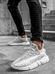 Pánske sneakersy Bielo-Čierne OZONEE O/503