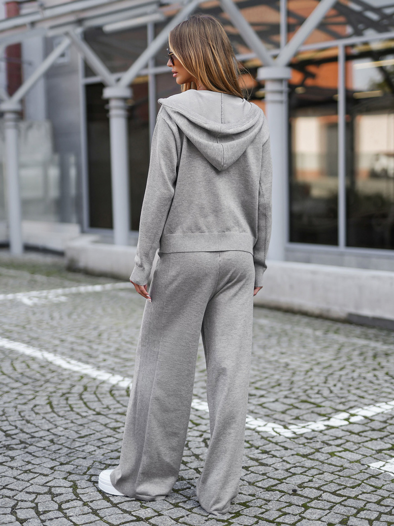 Dámska Dvojdielna Tepláková Súprava Šedá OZONEE JS/26C8803/2