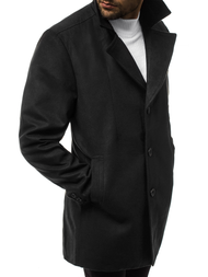 Pánsky kabát Čierny OZONEE N/5922Z