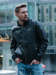 Pánska Bunda Čierna OZONEE N/5003/18Z