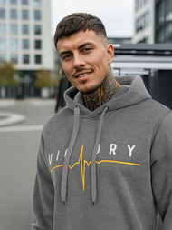 Pánska Mikina Grafitová OZONEE JS/8B1757/5