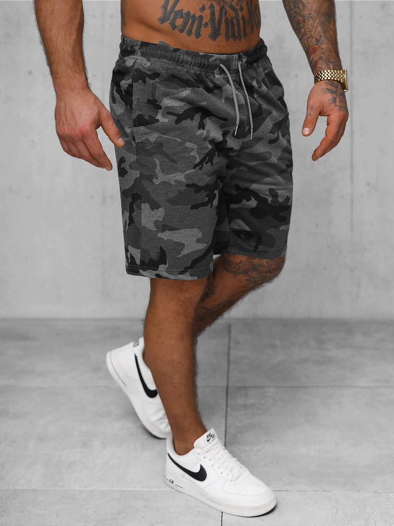 Pánske kraťasy grafitové OZONEE JS/8K283/5