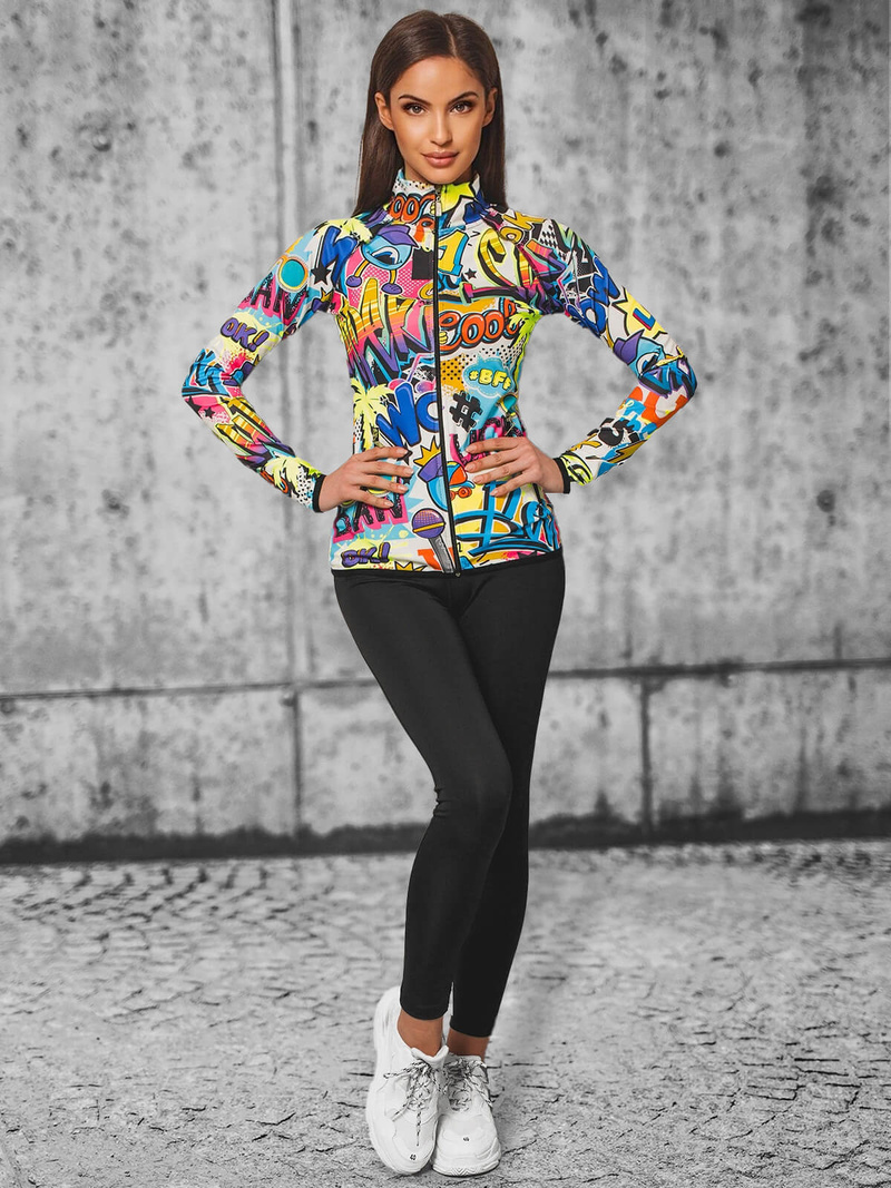 Dámska dvojdielna tepláková súprava farebná OZONEE O/20346Z