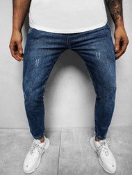 Pánske jogger rifle Tmavomodré OZONEE DJ/5672