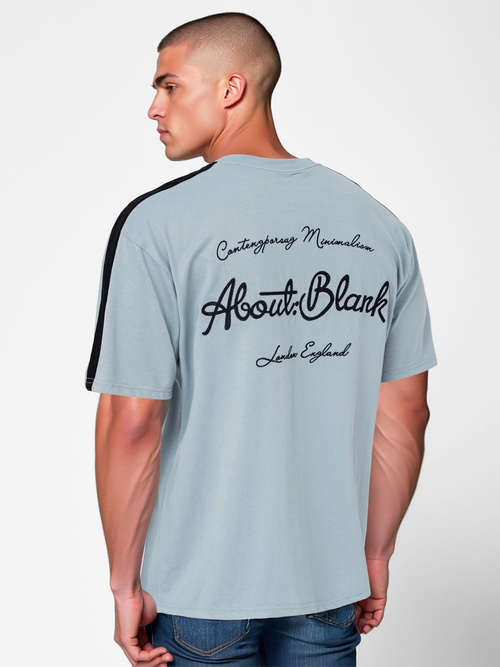 Pánske Tričko Svetlo Modrá OZONEE O/QQ1195Z