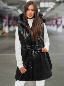 Dámska vesta čierna OZONEE O/DK119/1