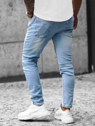 Pánske Rifle Svetlo Modré OZONEE E/5604/02