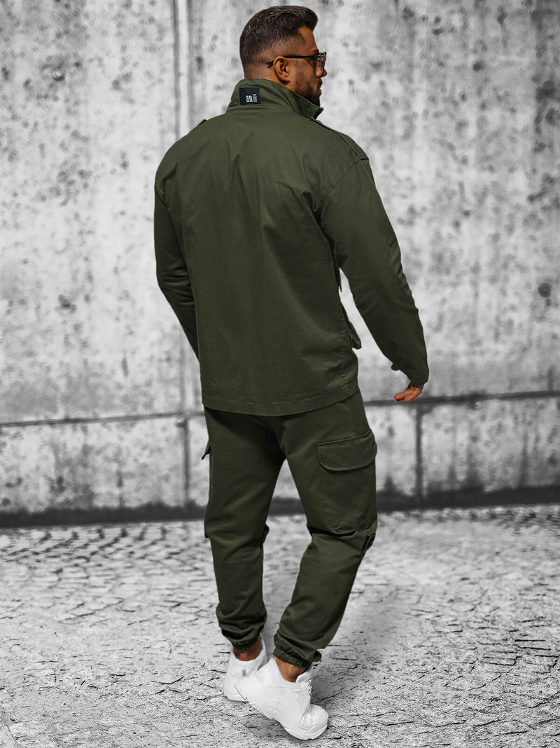 Pánska Bunda Khaki OZONEE O/G3035