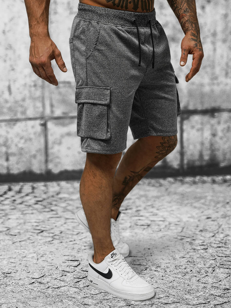 Pánske Kraťasy Grafitové OZONEE JS/8K1128/5