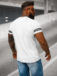 Pánske Tričko Biele OZONEE O/8T1275/1