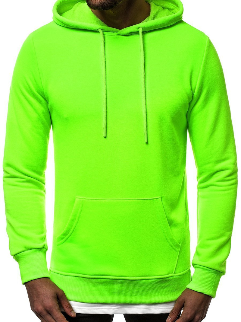 Pánska Mikina zelená neón OZONEE MACH/3120
