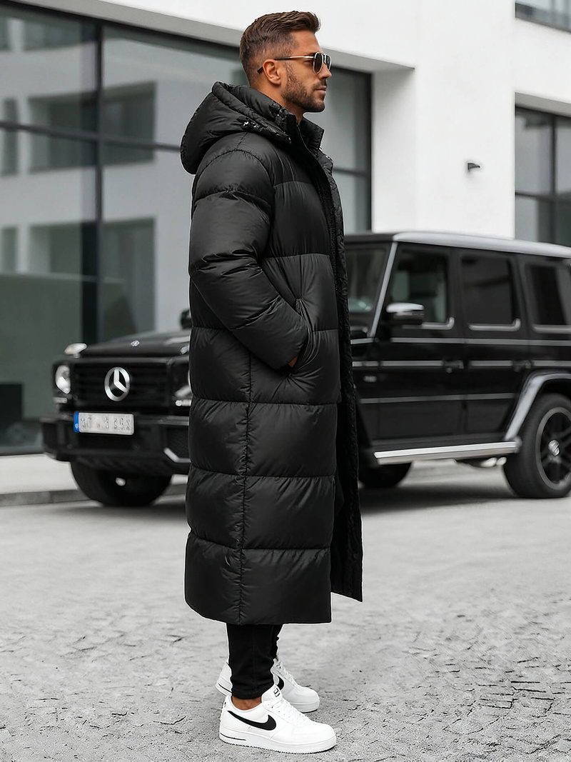 Pánska Bunda Čierna OZONEE O/M3202Z