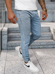 Pánske Jogger Nohavice Svetlo Modré OZONEE NB/MP0272BC