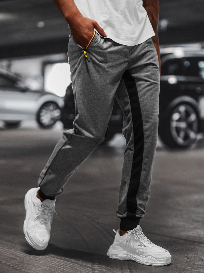 Pánske Tepláky Grafitové OZONEE JS/68K10357Z