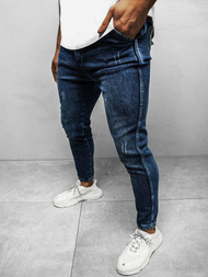 Pánske jogger rifle Tmavomodré OZONEE DJ/5672