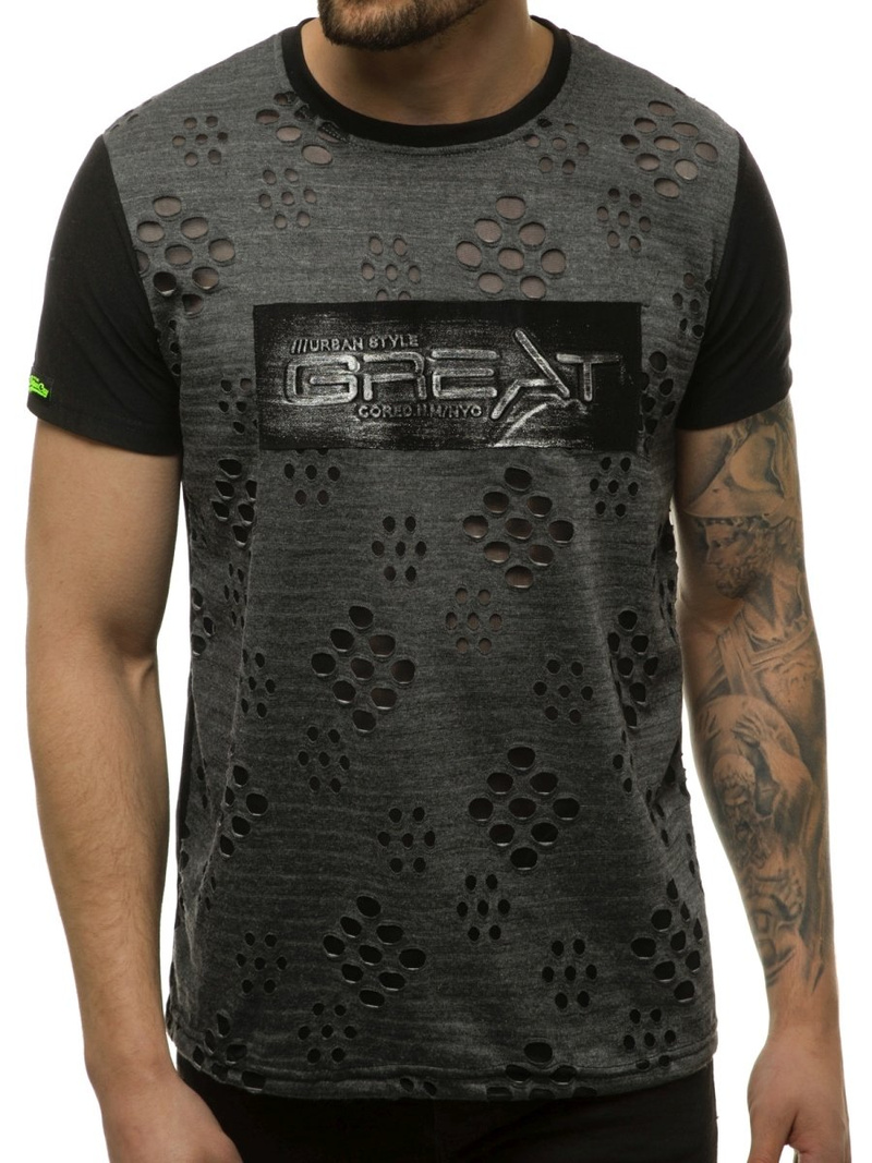 Pánske Tričko Čierne OZONEE JS/KS2083