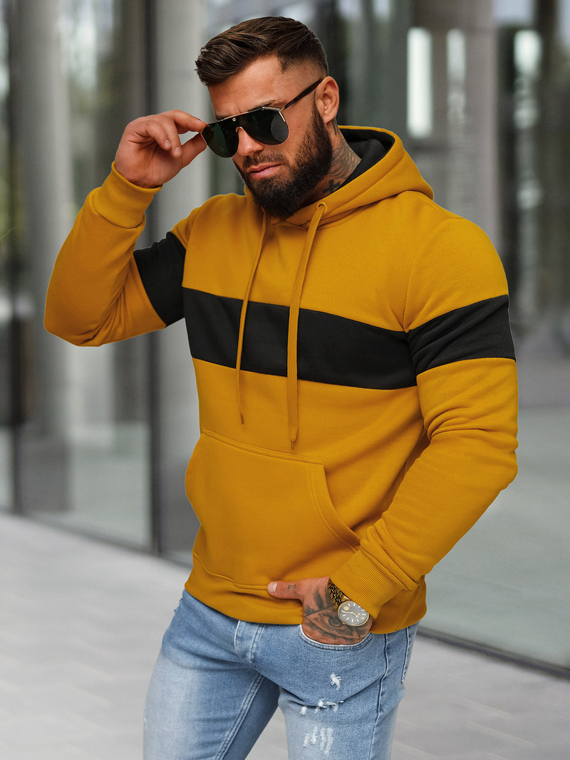 Pánska Mikina Camelová OZONEE JS/8B1316/26