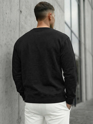 Pánska Mikina Čierna OZONEE JS/8B1768/3