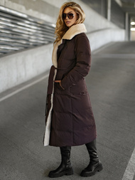 Dámska Bunda Čokoláda OZONEE JS/16M9168/158