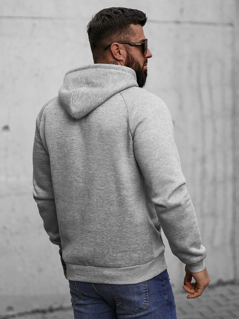 Pánska Mikina Sivá OZONEE O/8B151/2