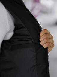 Pánska Bunda Čierna OZONEE JS/31M5003Z