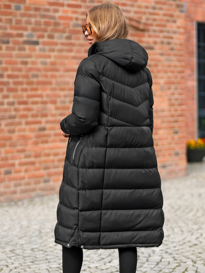 Dámska bunda čierna OZONEE JS/M736/392Z