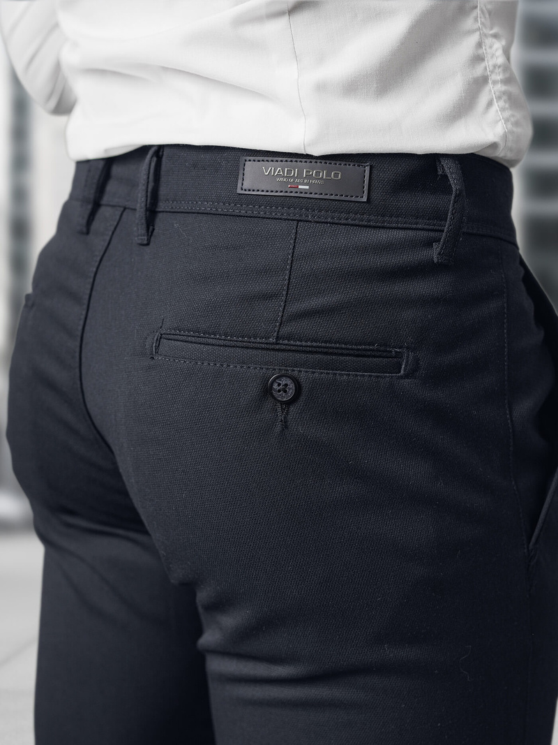 Pánske Chino Nohavice Námornícke Modré OZONEE V/5100