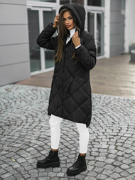 Dámska bunda čierna OZONEE JS/5M3168/392Z