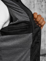 Pánska Bunda Čierna OZONEE JS/22M311/392