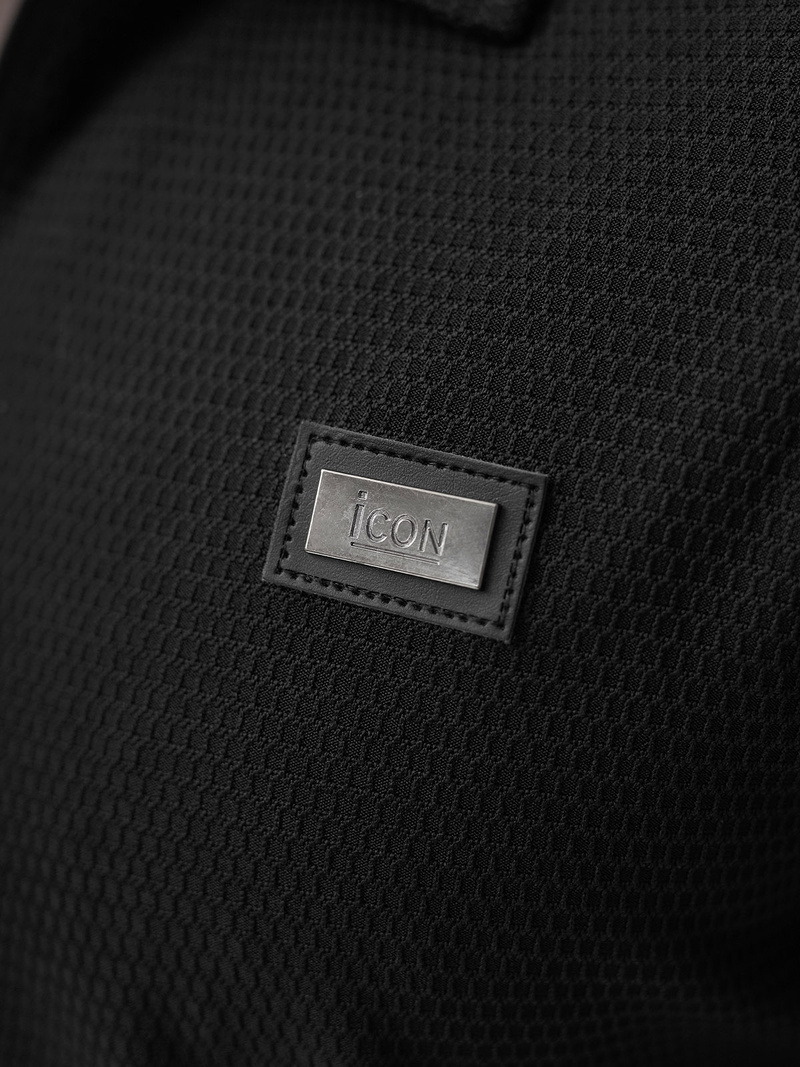 Pánska Polokošeľa Čierné OZONEE O/YN2/593