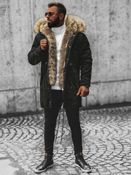 Pánska Bunda Čierna OZONEE O/5578