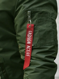 Pánska Bunda Zelená OZONEE O/X1026KZ