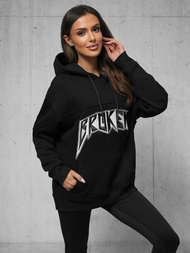 Mikina Čierna OZONEE O/SWE23019Z