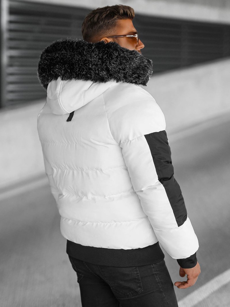 Pánska Bunda Biela OZONEE O/M798Z