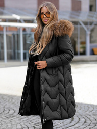 Dámska Zimná Bunda Čierna OZONEE O/5M3229/392