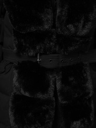 Dámska bunda čierna OZONEE JS/5M3158/392