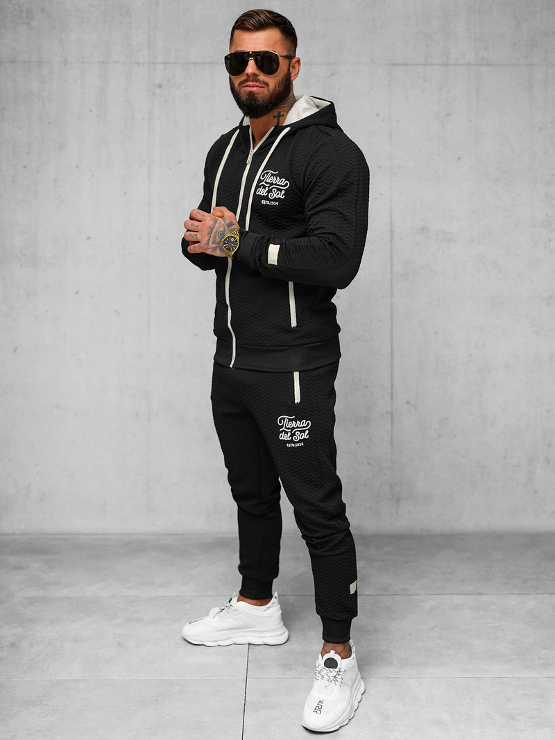 Pánska Tepláková Súprava Čierny OZONEE O/FF5032AB