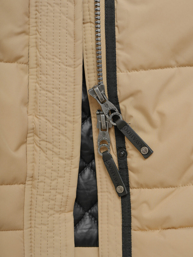 Dámska bunda béžová OZONEE O/W377Z