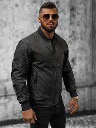 Pánska Bunda Čierna OZONEE O/3A179