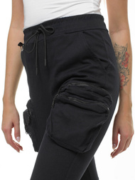 Dámske jogger nohavice Čierne OZONEE O/802