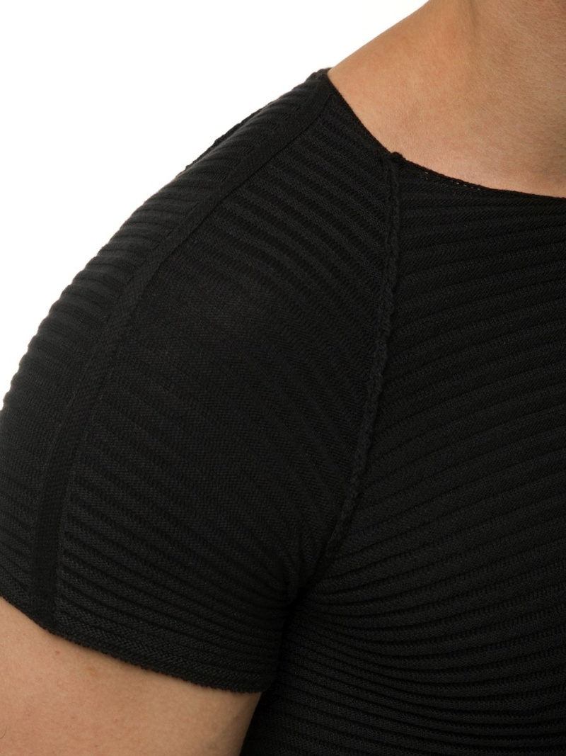 Pánsky sveter Čierny OZONEE L/2297