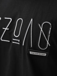 Pánske Tričko Čierne OZONEE O/QQ1185