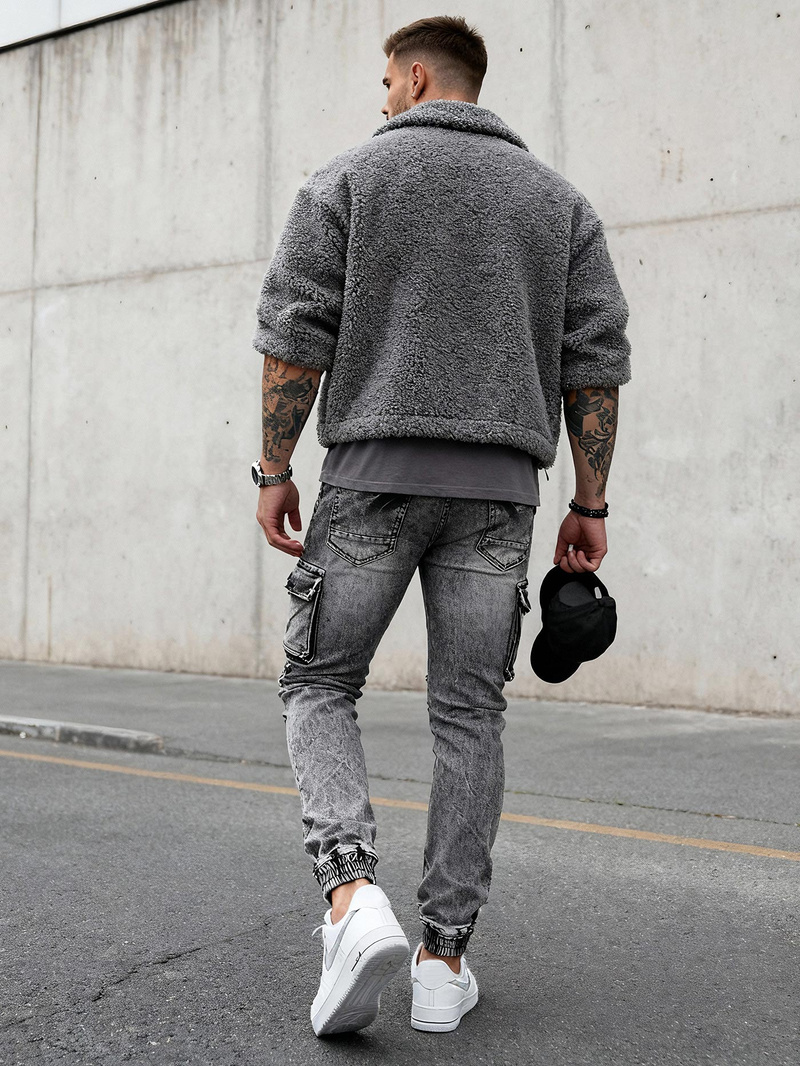 Pánske Rifle Grafitové OZONEE O/E10017Z